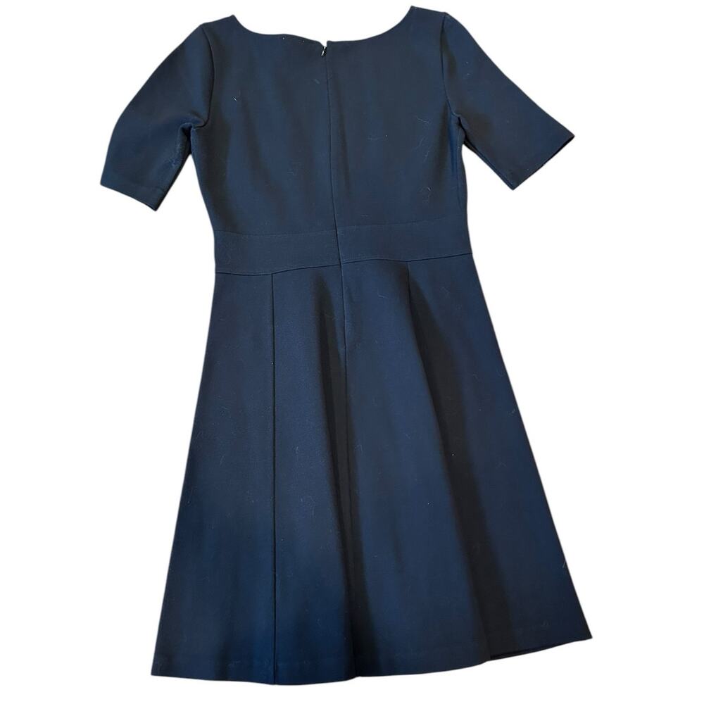 J. CREW Women's Dress Size 4 Black Jersey Career Corpcore Twee Bossgirl Midi